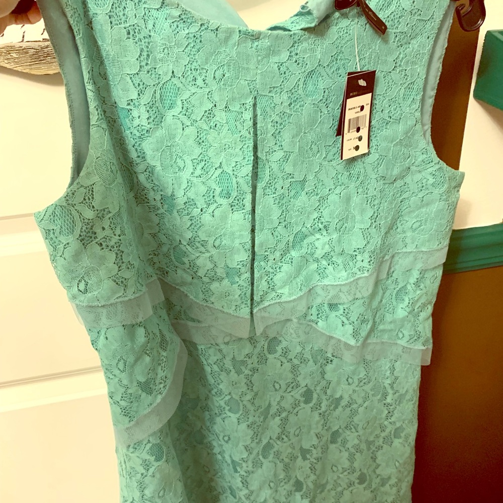 BCBG mint green lace dress - Picture 1 of 5